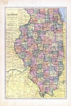 Illinois State Map, Fulton County 1916